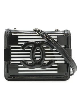 Chanel Boy Brick Flap Bag Striped #356791C19B